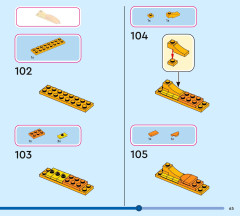 LEGO 43290 instructions page 65 – build guide