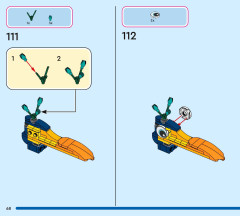 LEGO 43290 instructions page 68 – build guide