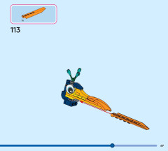 LEGO 43290 instructions page 69 – build guide