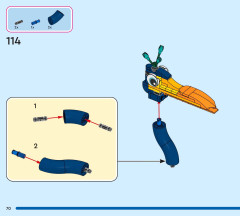 LEGO 43290 instructions page 70 – build guide