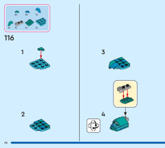 LEGO 43290 instructions page 72 – build guide