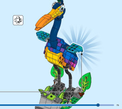 LEGO 43290 instructions page 75 – build guide