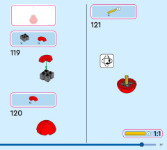LEGO 43290 instructions page 77 – build guide