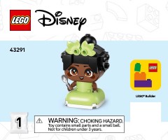 LEGO 43291 instructions page 1 – build guide