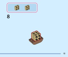 LEGO 43291 instructions page 13 – build guide