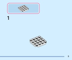 LEGO 43291 instructions page 5 – build guide