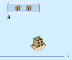 LEGO 43291 instructions page 11 – build guide