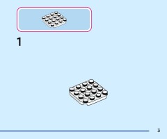 LEGO 43291 instructions page 3 – build guide