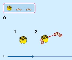 LEGO 43291 instructions page 8 – build guide