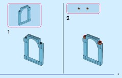 LEGO 43291 instructions page 3 – build guide
