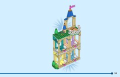 LEGO 43291 instructions page 55 – build guide