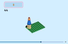 LEGO 43291 instructions page 45 – build guide