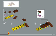 LEGO 43300 instructions page 45 – build guide