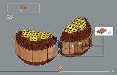 LEGO 43300 instructions page 57 – build guide