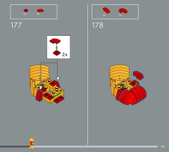 LEGO 43300 instructions page 101 – build guide