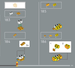 LEGO 43300 instructions page 105 – build guide