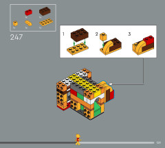 LEGO 43300 instructions page 129 – build guide
