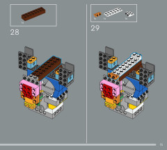 LEGO 43300 instructions page 15 – build guide