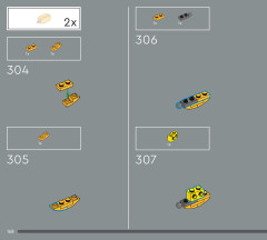 LEGO 43300 instructions page 168 – build guide