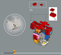 LEGO 43300 instructions page 18 – build guide