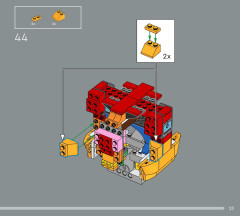LEGO 43300 instructions page 23 – build guide