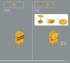 LEGO 43300 instructions page 61 – build guide