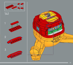 LEGO 43300 instructions page 85 – build guide
