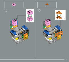LEGO 43300 instructions page 9 – build guide