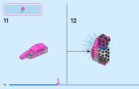 LEGO 43305 instructions page 12 – build guide