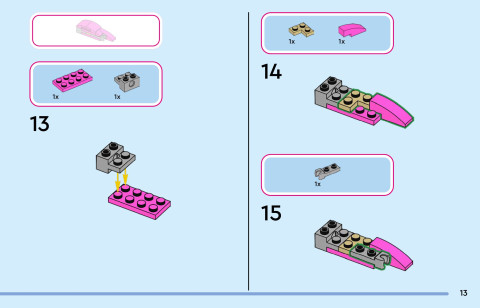 LEGO 43305 instructions page 13 – build guide