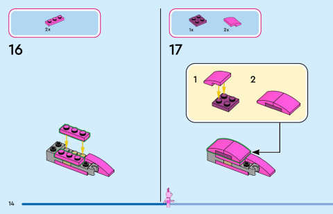 LEGO 43305 instructions page 14 – build guide
