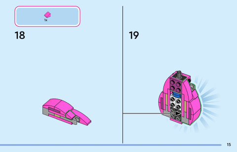 LEGO 43305 instructions page 15 – build guide
