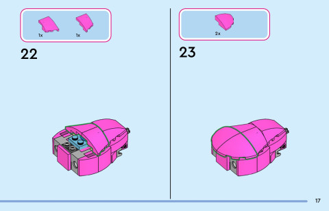 LEGO 43305 instructions page 17 – build guide