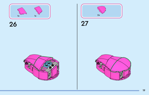 LEGO 43305 instructions page 19 – build guide