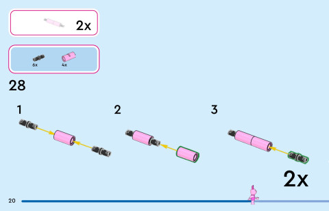 LEGO 43305 instructions page 20 – build guide