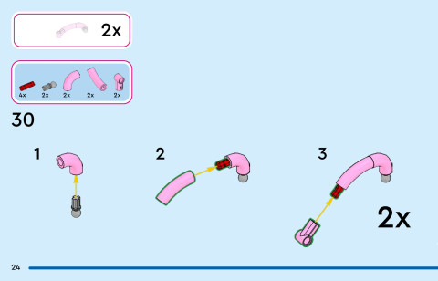 LEGO 43305 instructions page 24 – build guide