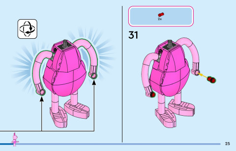 LEGO 43305 instructions page 25 – build guide