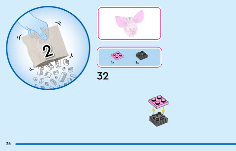 LEGO 43305 instructions page 26 – build guide