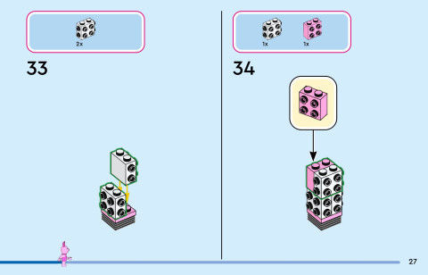 LEGO 43305 instructions page 27 – build guide