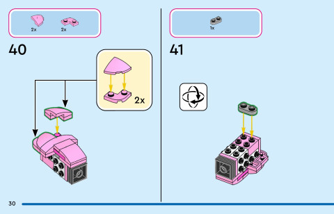 LEGO 43305 instructions page 30 – build guide