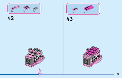 LEGO 43305 instructions page 31 – build guide