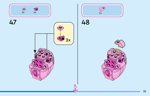 LEGO 43305 instructions page 35 – build guide