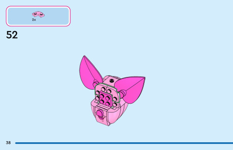 LEGO 43305 instructions page 38 – build guide