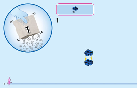 LEGO 43305 instructions page 4 – build guide