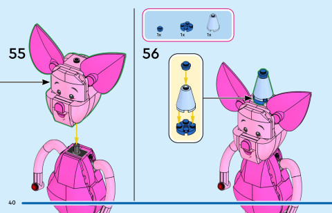LEGO 43305 instructions page 40 – build guide