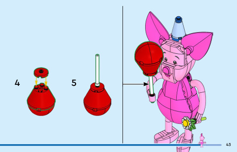 LEGO 43305 instructions page 43 – build guide