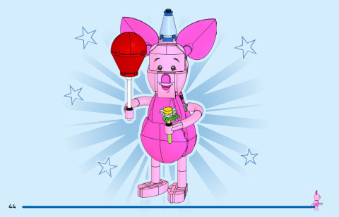 LEGO 43305 instructions page 44 – build guide