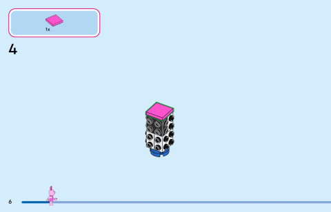 LEGO 43305 instructions page 6 – build guide