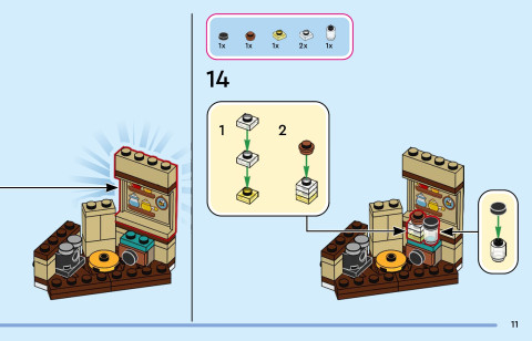 LEGO 43305 instructions page 11 – build guide