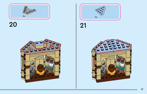 LEGO 43305 instructions page 17 – build guide